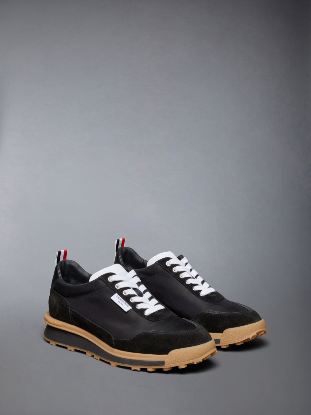 Thom Browne Tech Nylon Alumni Sneakers Herren Schwarz | LMY18T21533