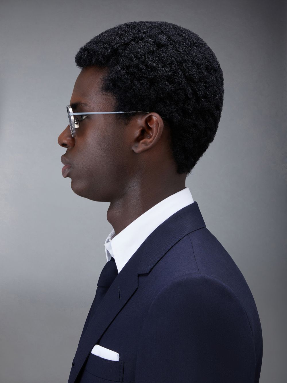 Thom Browne Titanium Round Sonnenbrille Damen Silber | JNE98Y91246