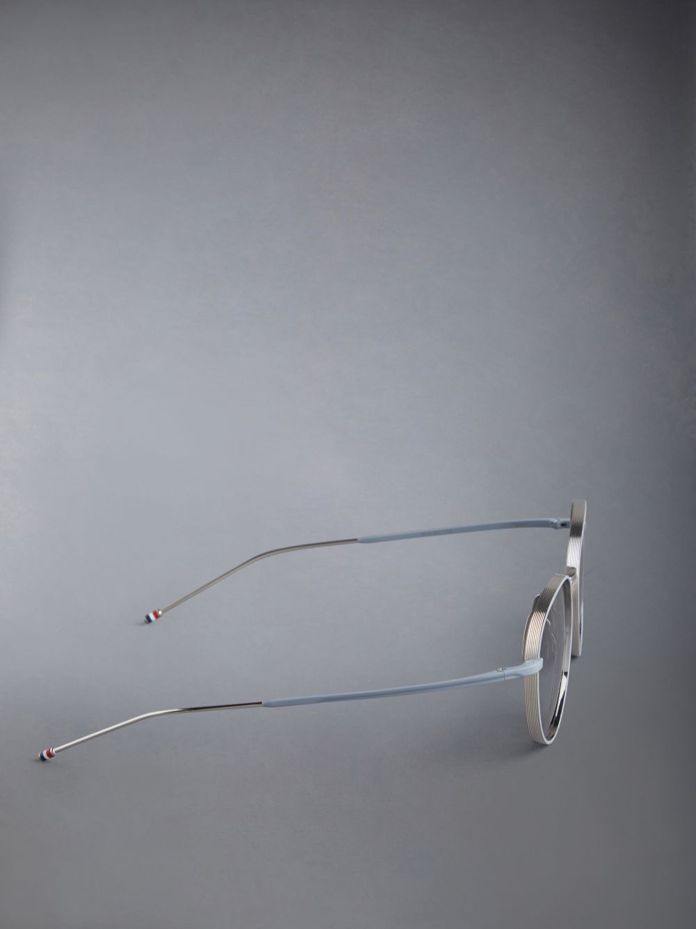 Thom Browne Titanium Round Sonnenbrille Damen Silber | JNE98Y91246
