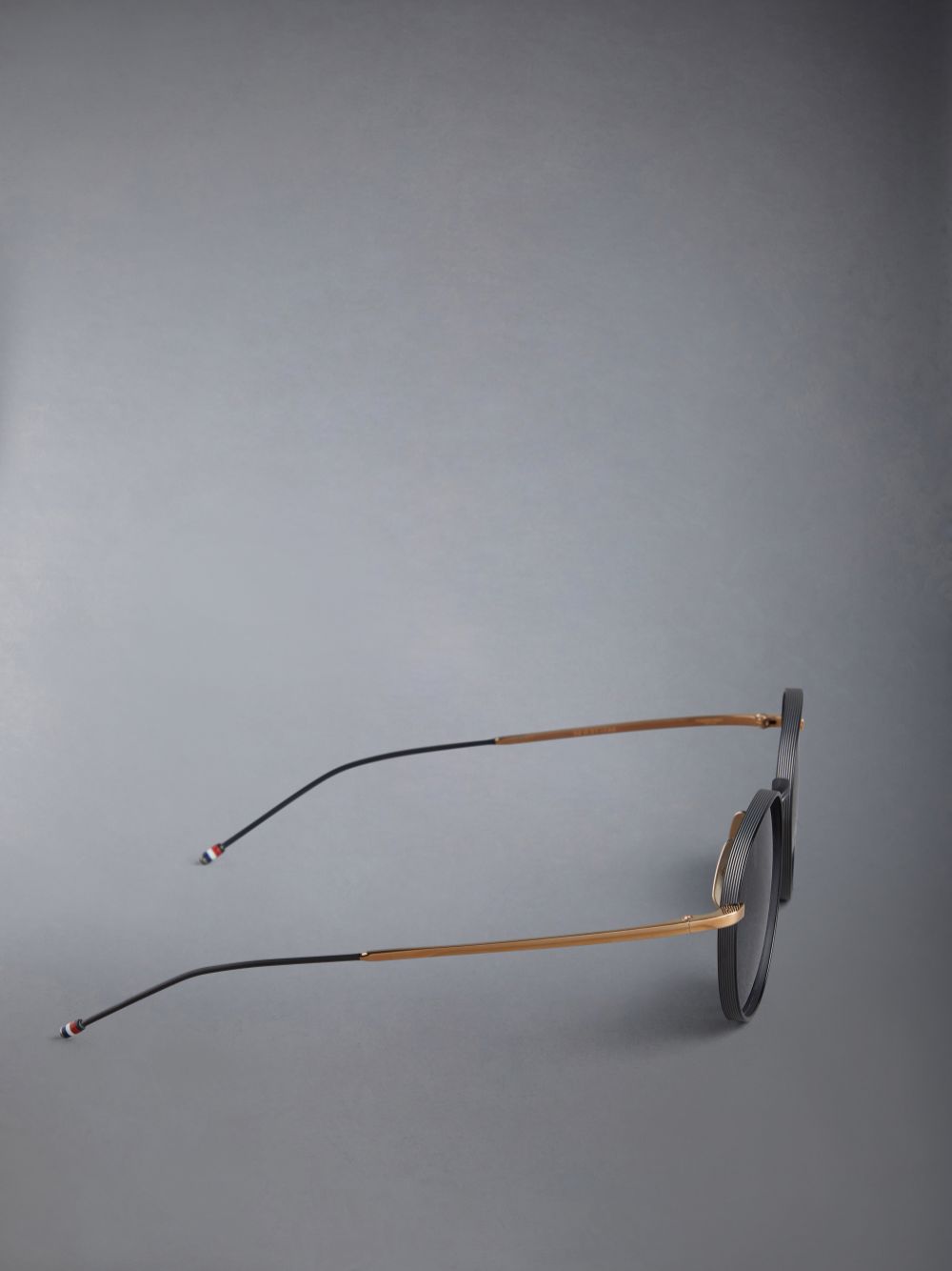 Thom Browne Titanium Round Sonnenbrille Damen Schwarz | JGC75L36029