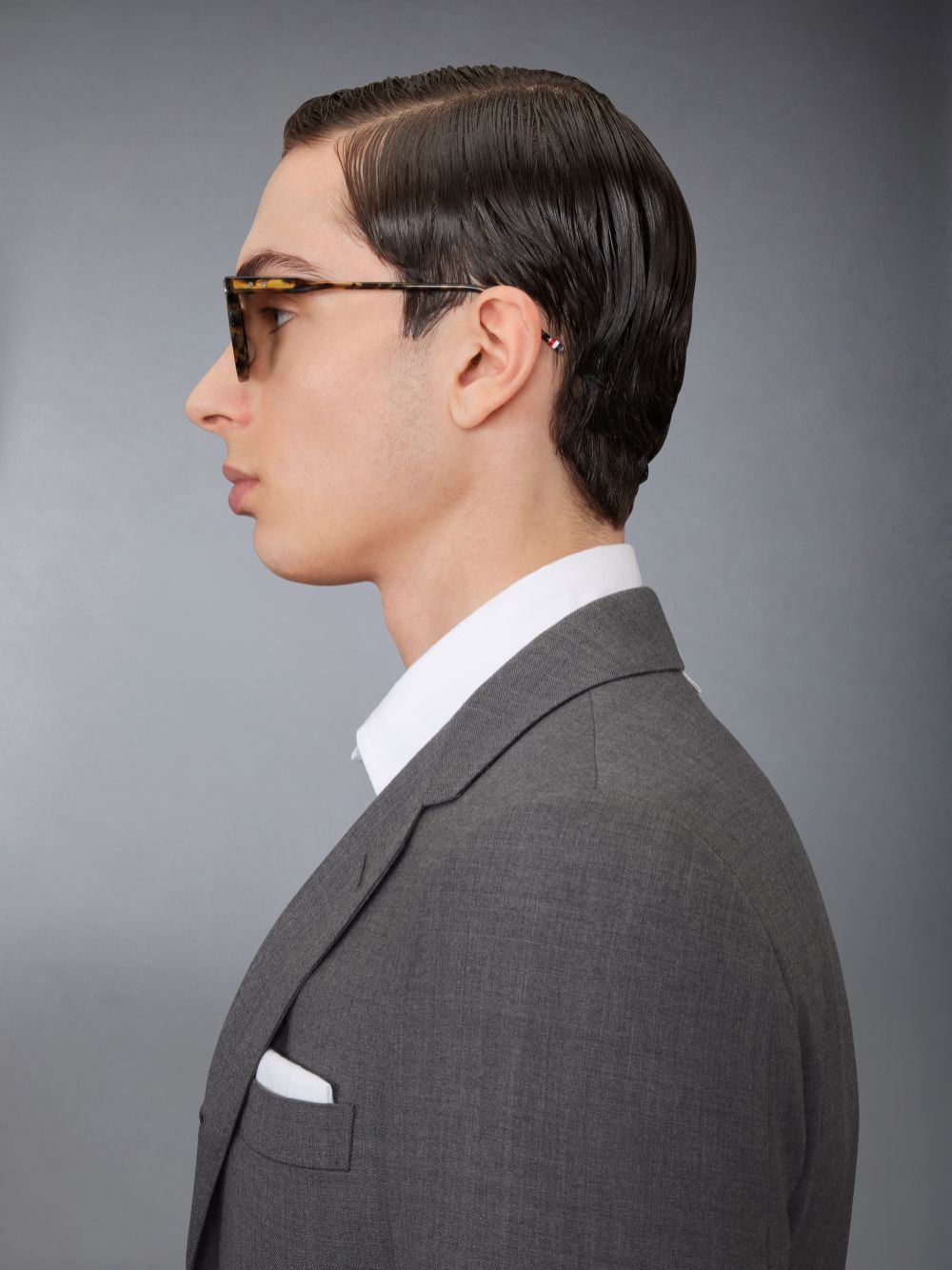 Thom Browne Tortoise Acetate Round Sonnenbrille Damen Braun | NHN91X41844