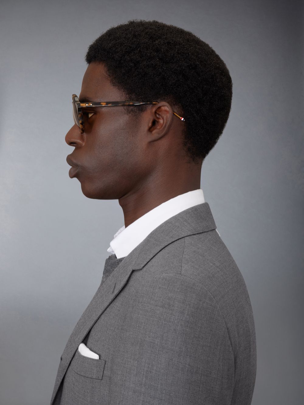 Thom Browne Tortoise Acetate Round Sonnenbrille Damen Braun | IEP15E26165