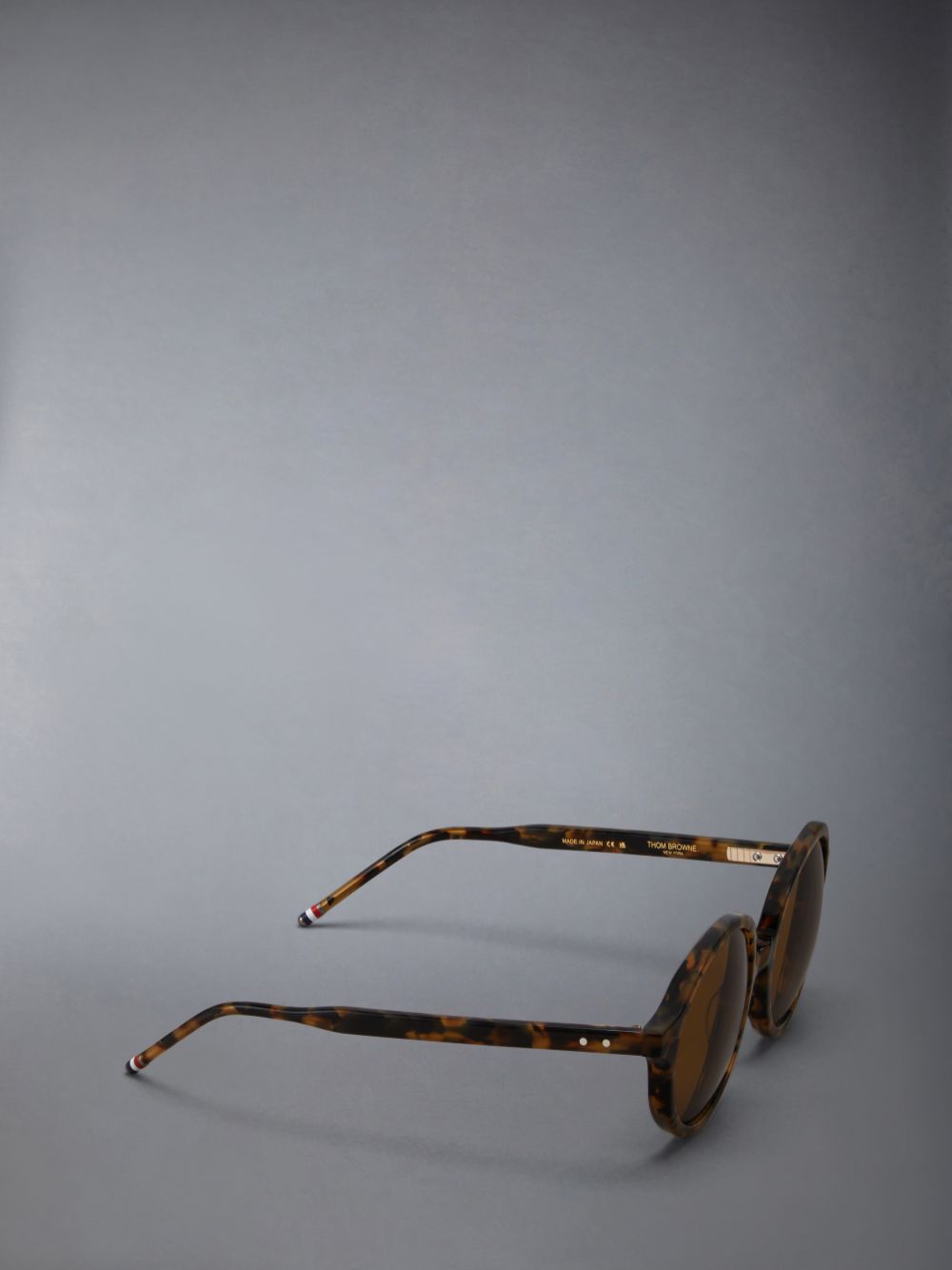 Thom Browne Tortoise Acetate Round Sonnenbrille Damen Braun | IEP15E26165