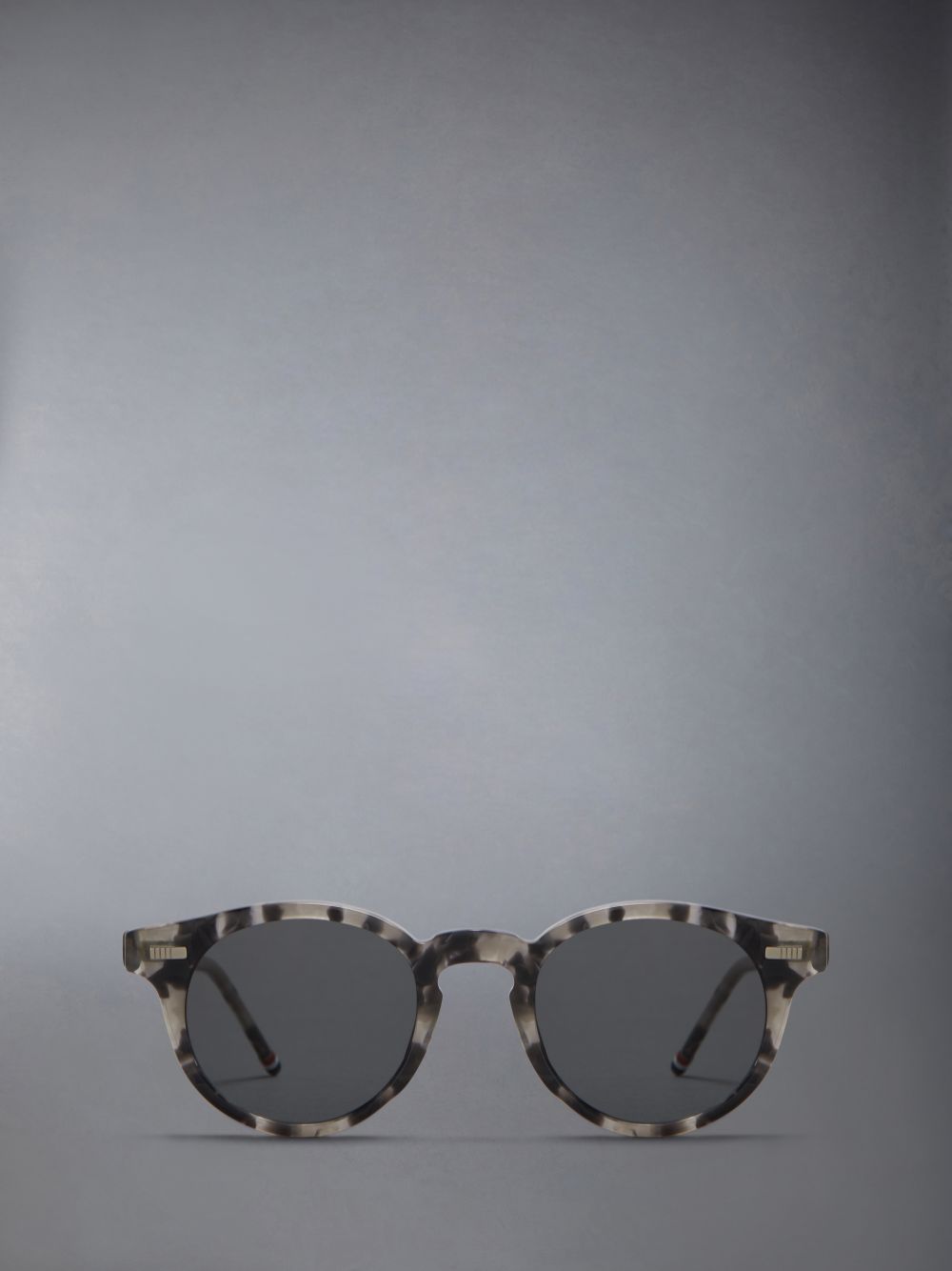 Thom Browne Tortoise Acetate Round Sonnenbrille Herren Grau | BTX73C43050