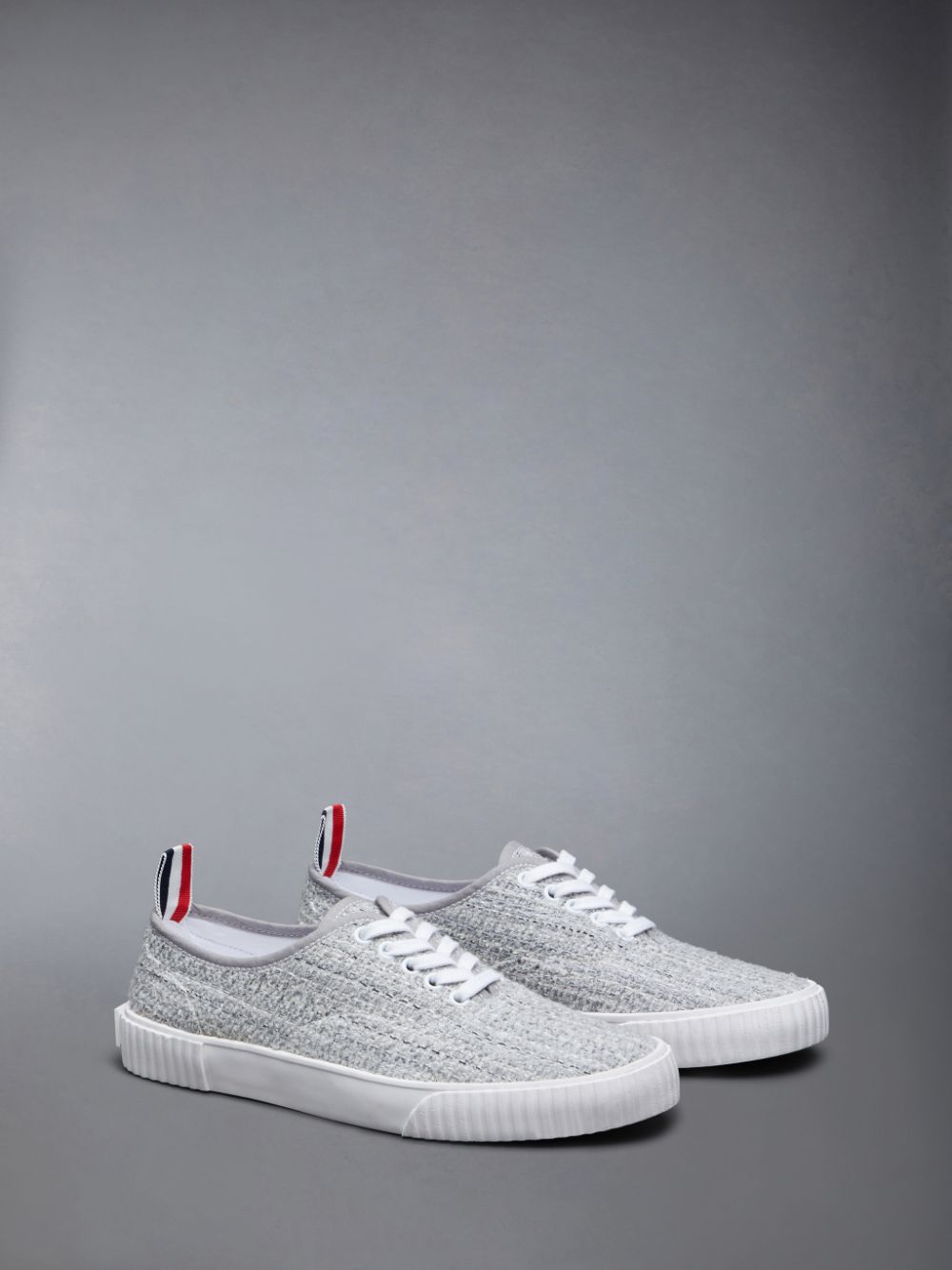 Thom Browne Tweed Heritage Sneakers Damen Grau | PCN58J19107
