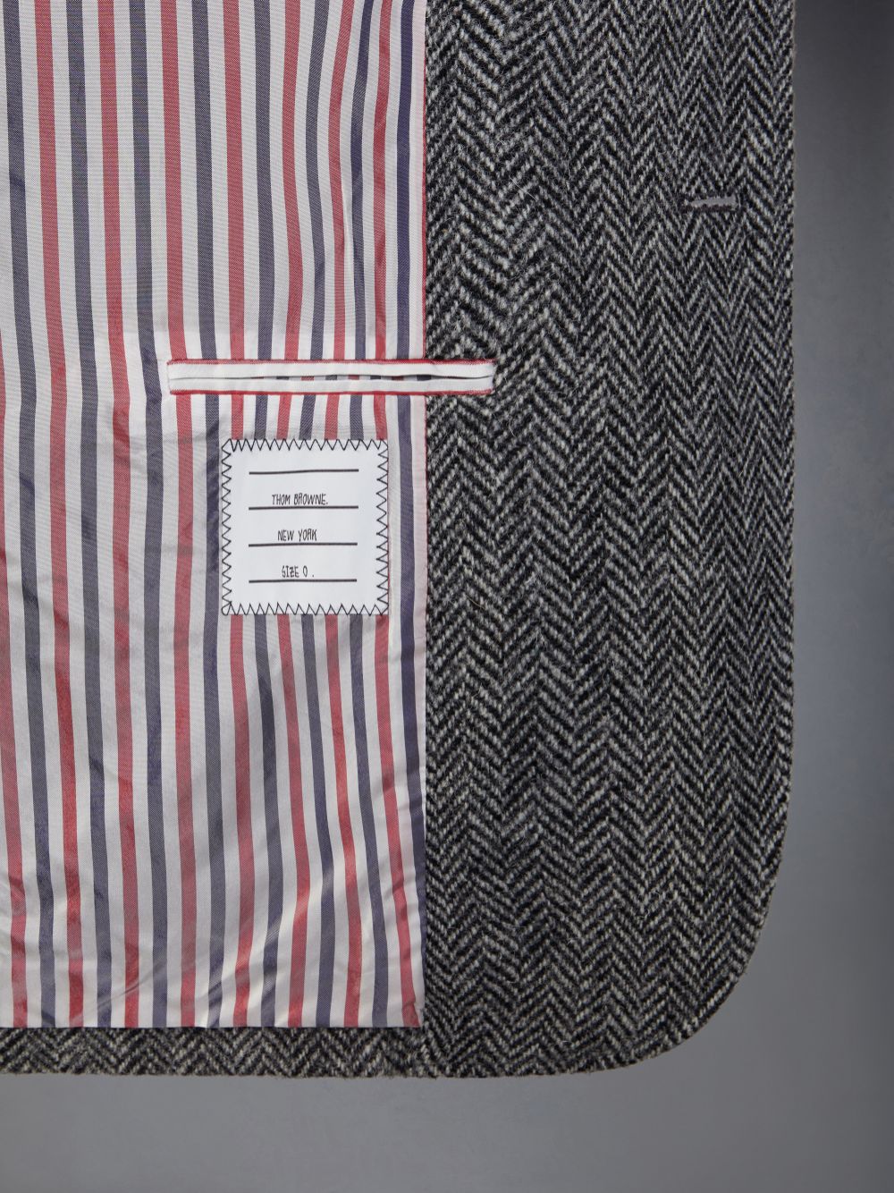Thom Browne Tweed Raven Unstructured Sack Sport Mäntel Herren Schwarz | FUS94D69688