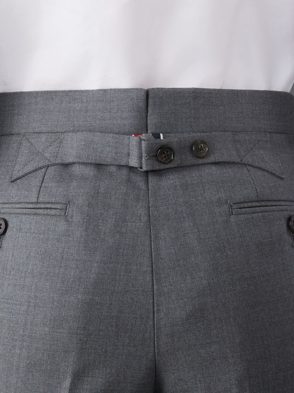 Thom Browne Twill Classic Backstrap Bermuda Kurze Hose Damen Grau | GTE37G28776