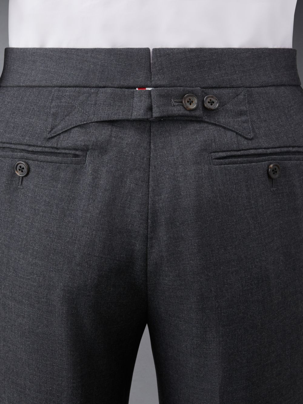 Thom Browne Twill Classic Backstrap Hose Damen Grau | RUF03W54530