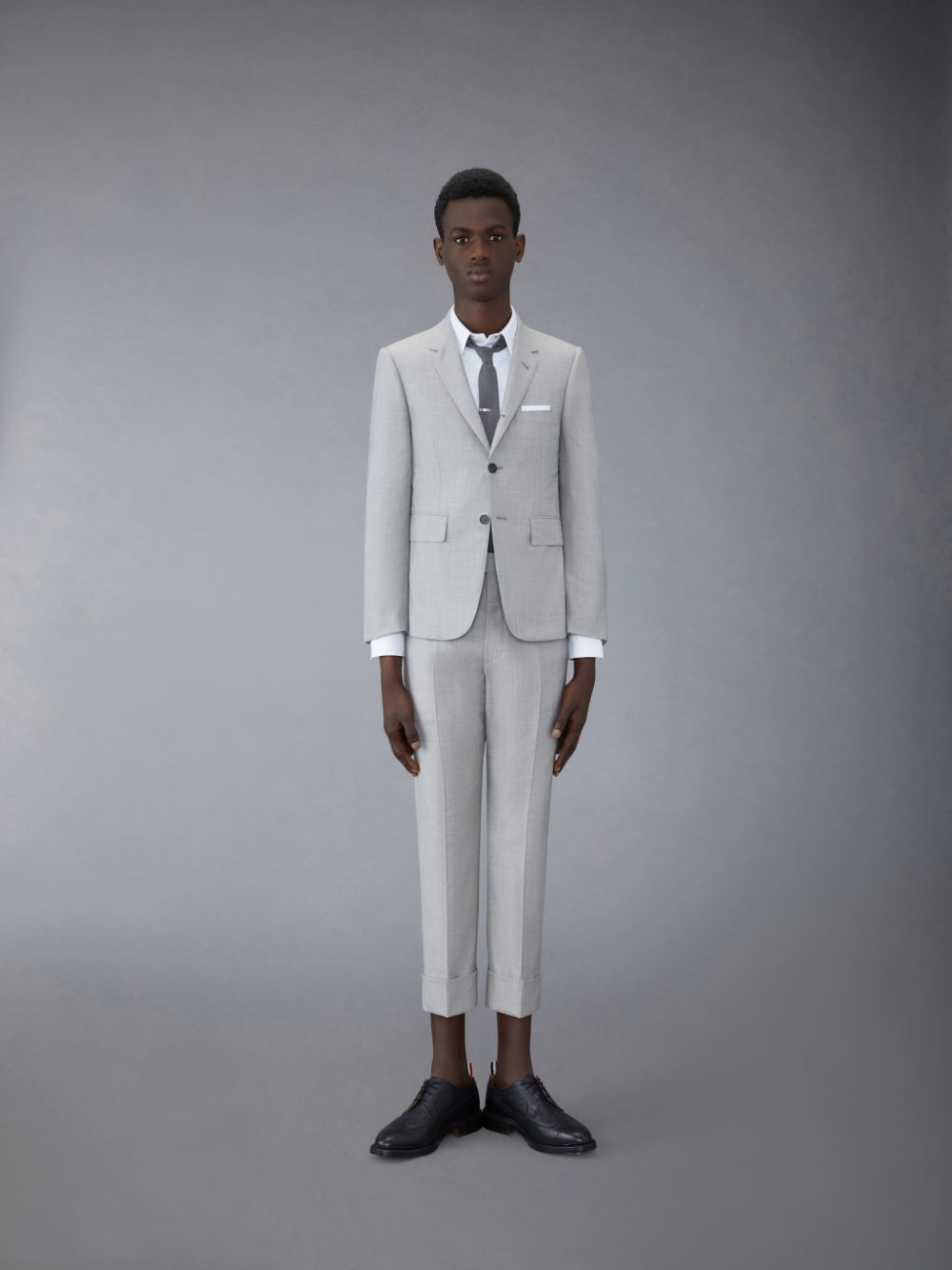 Thom Browne Twill Classic Backstrap Hose Herren Grau | VRV45J82689