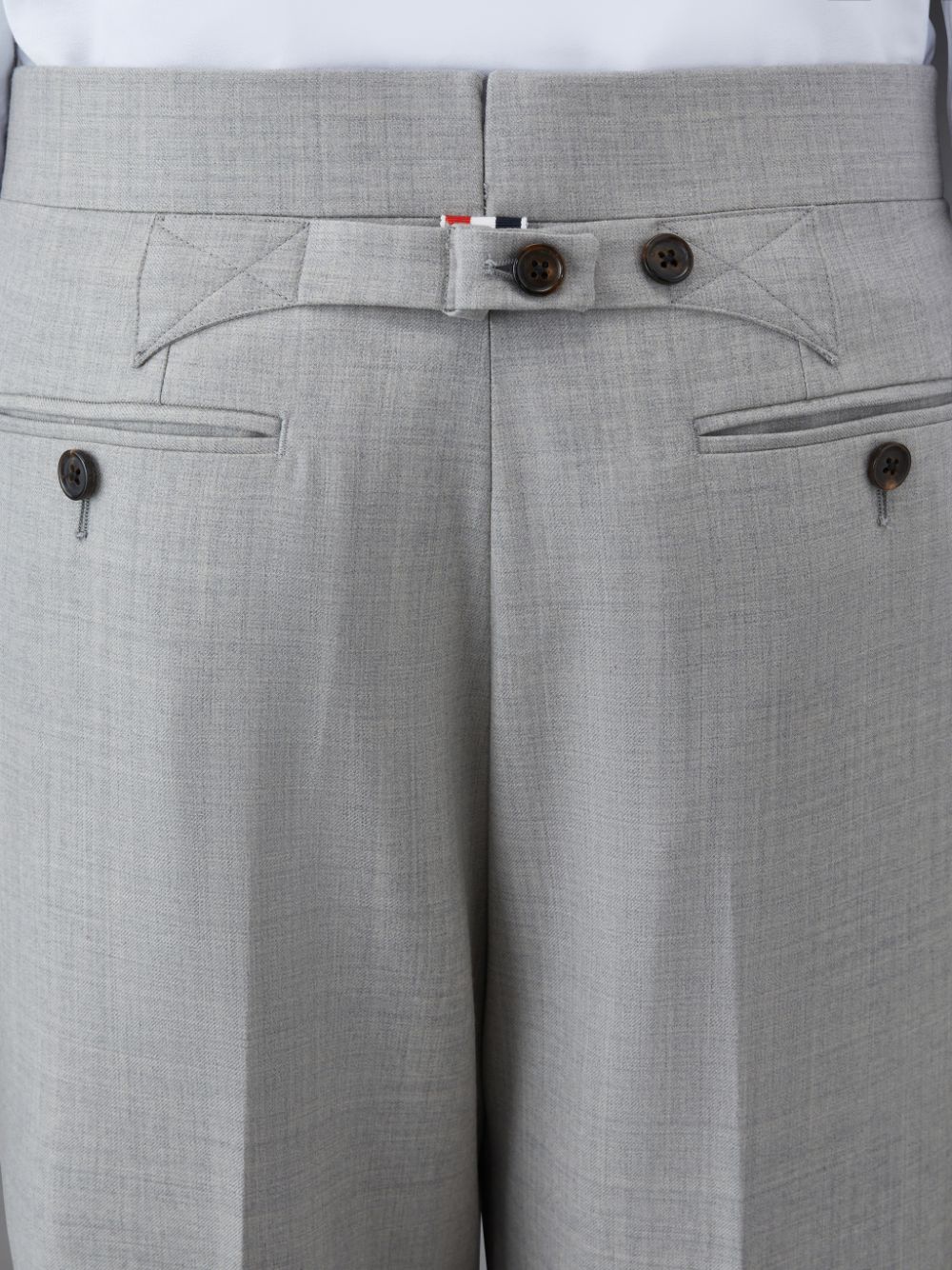 Thom Browne Twill Classic Backstrap Hose Herren Grau | VRV45J82689