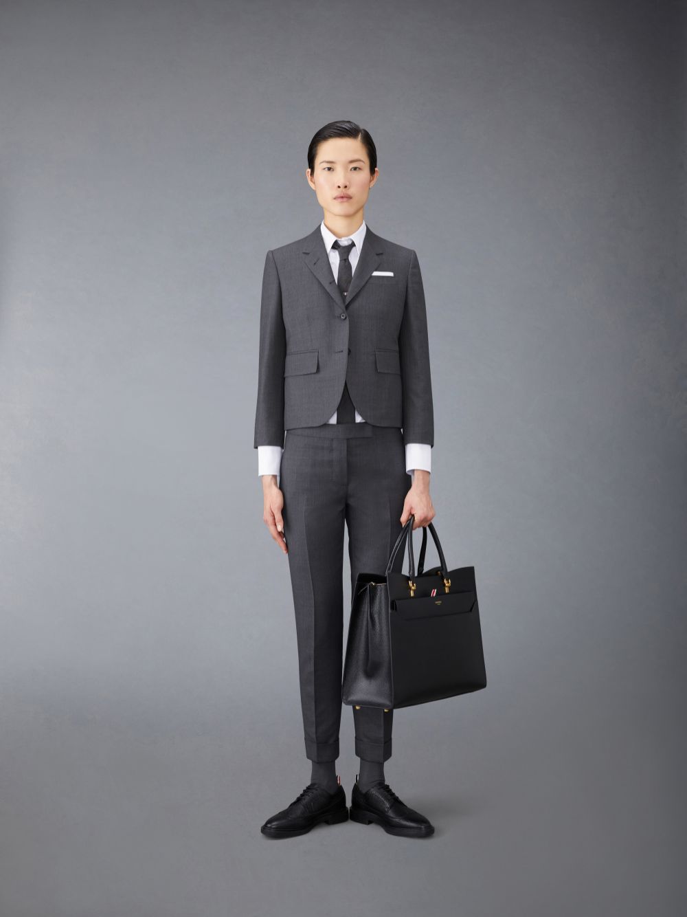 Thom Browne Twill High Armhole Sport Mäntel Damen Grau | LPA27T29533