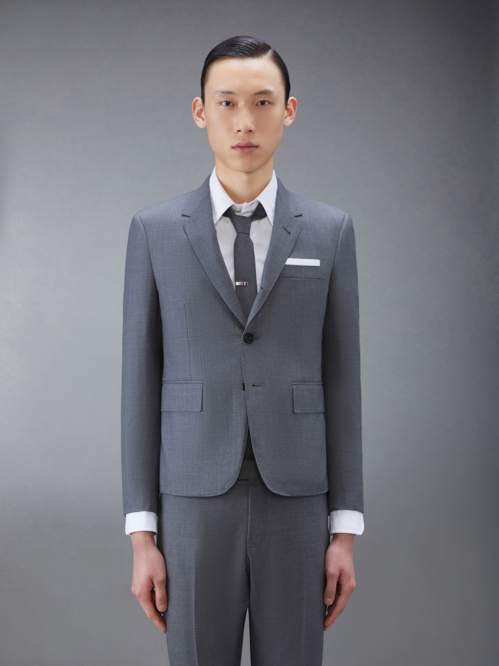 Thom Browne Twill High Armhole Sport Mäntel Herren Grau | TJD49N39414