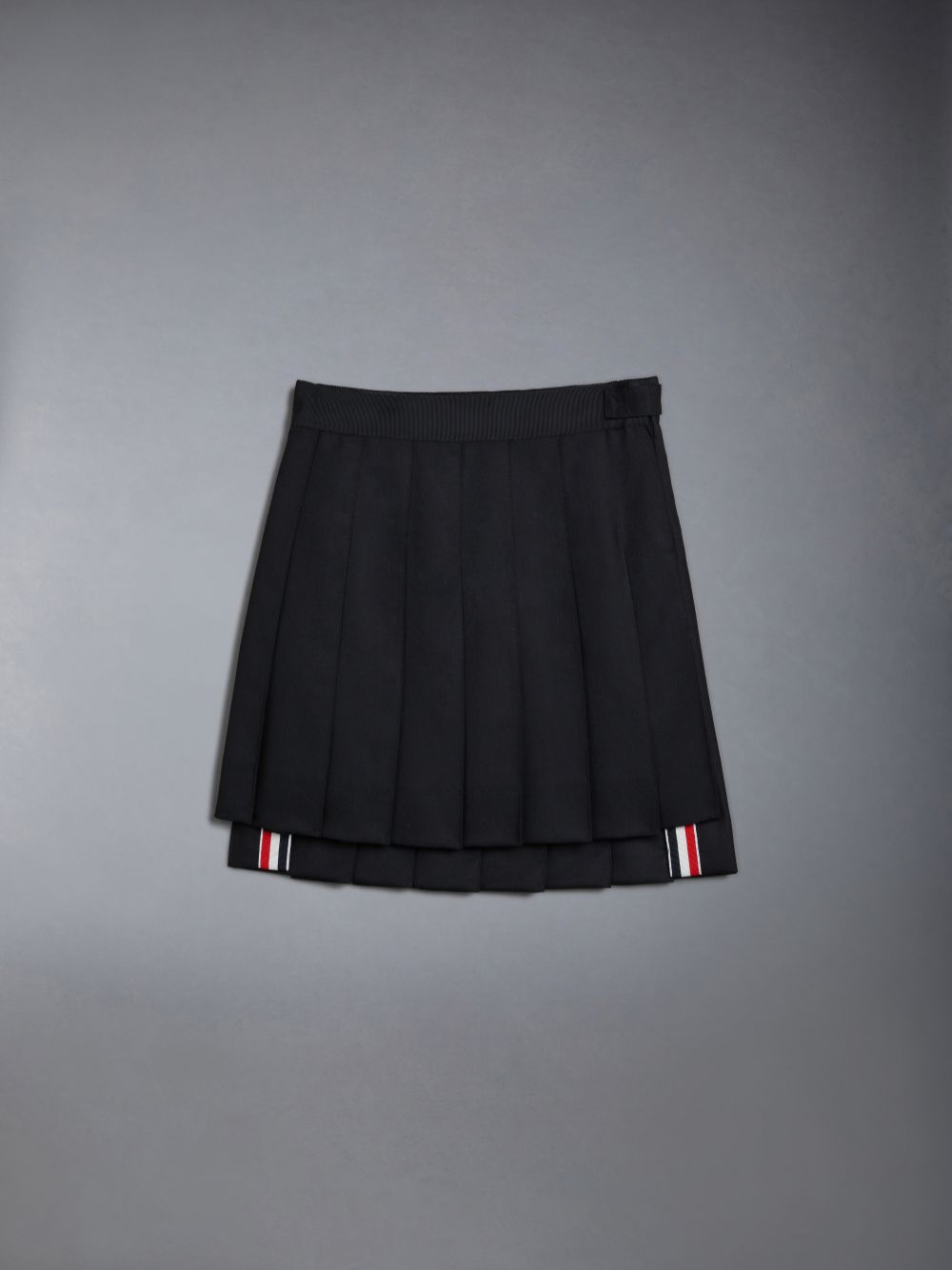 Thom Browne Twill Pleated Mini Röcke Mädchen Schwarz | QDU04L00775