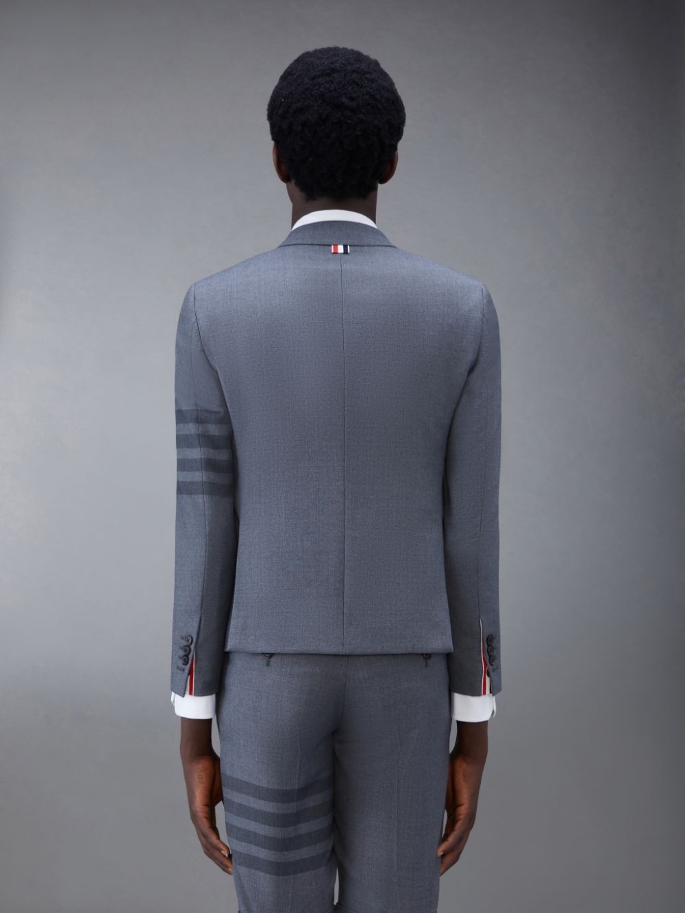 Thom Browne Twill School Uniform 4-Bar High Armhole Sport Mäntel Herren Grau | SBJ37U68081