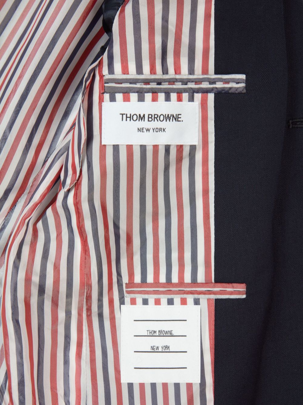 Thom Browne Twill Wool Classic Jacken Jungen Blau | GHQ19O80565