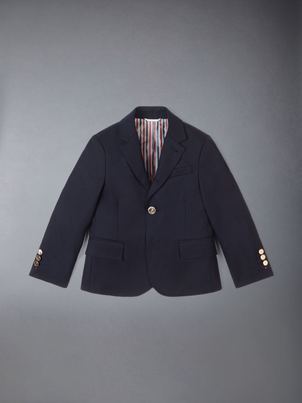 Thom Browne Twill Wool Classic Jacken Jungen Blau | GHQ19O80565