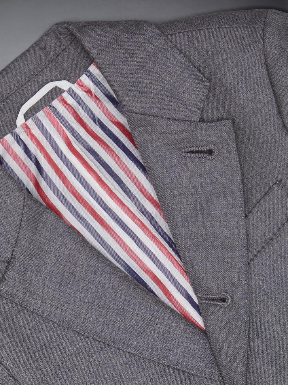 Thom Browne Twill Wool Classic Jacken Jungen Grau | FTW88I09235