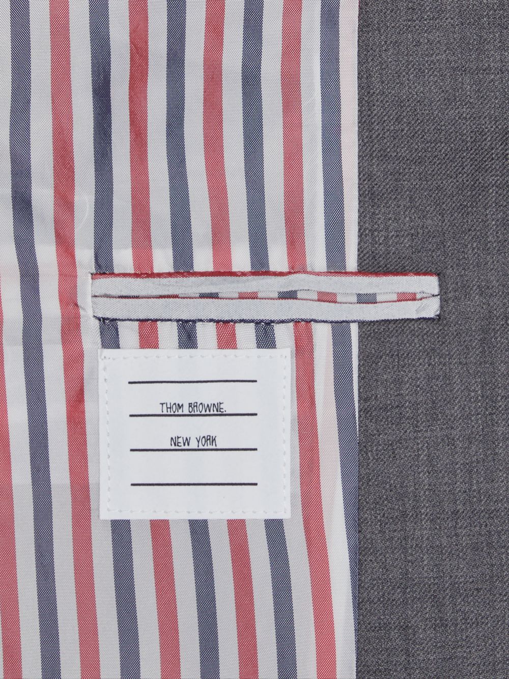 Thom Browne Twill Wool Classic Jacken Jungen Grau | FTW88I09235