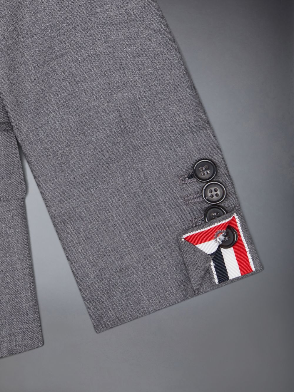 Thom Browne Twill Wool Classic Jacken Jungen Grau | FTW88I09235