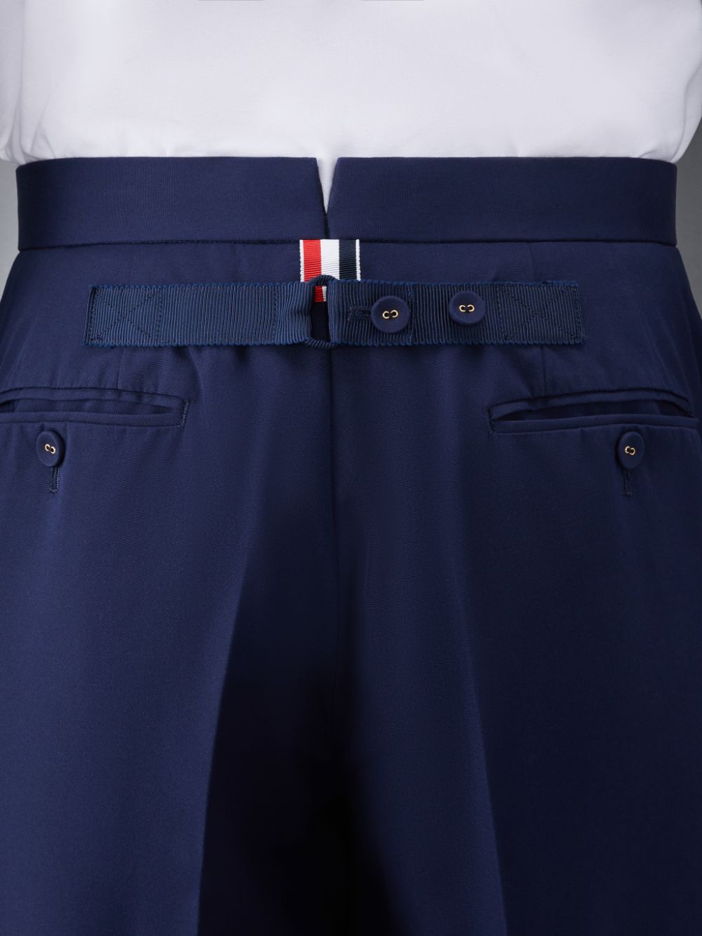 Thom Browne Typewriter Cloth Classic Backstrap Hose Herren Blau | EBW76B04872
