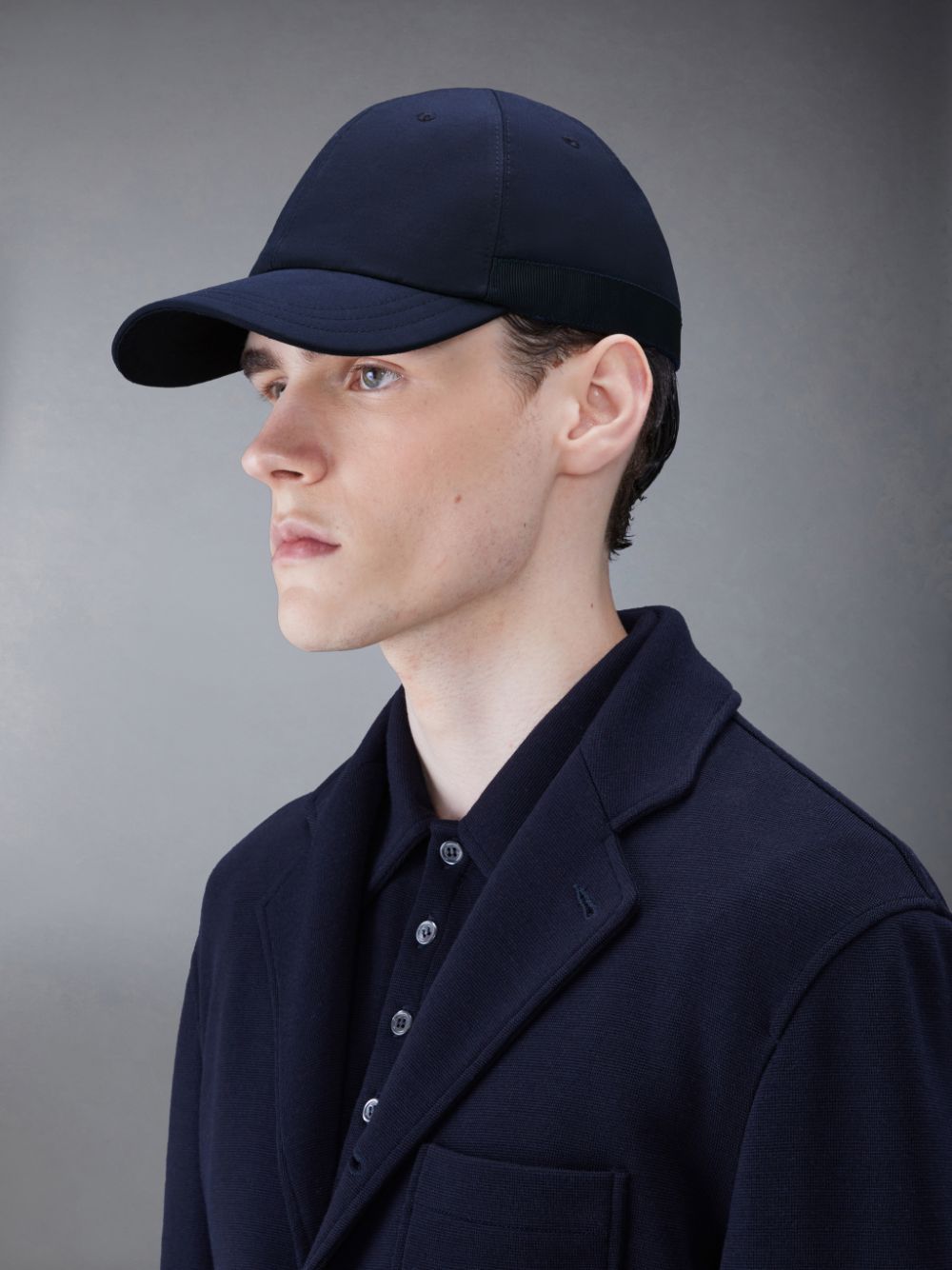 Thom Browne Typewriter Cloth Classic Baseball Kappen Damen Blau | CFO09W53668