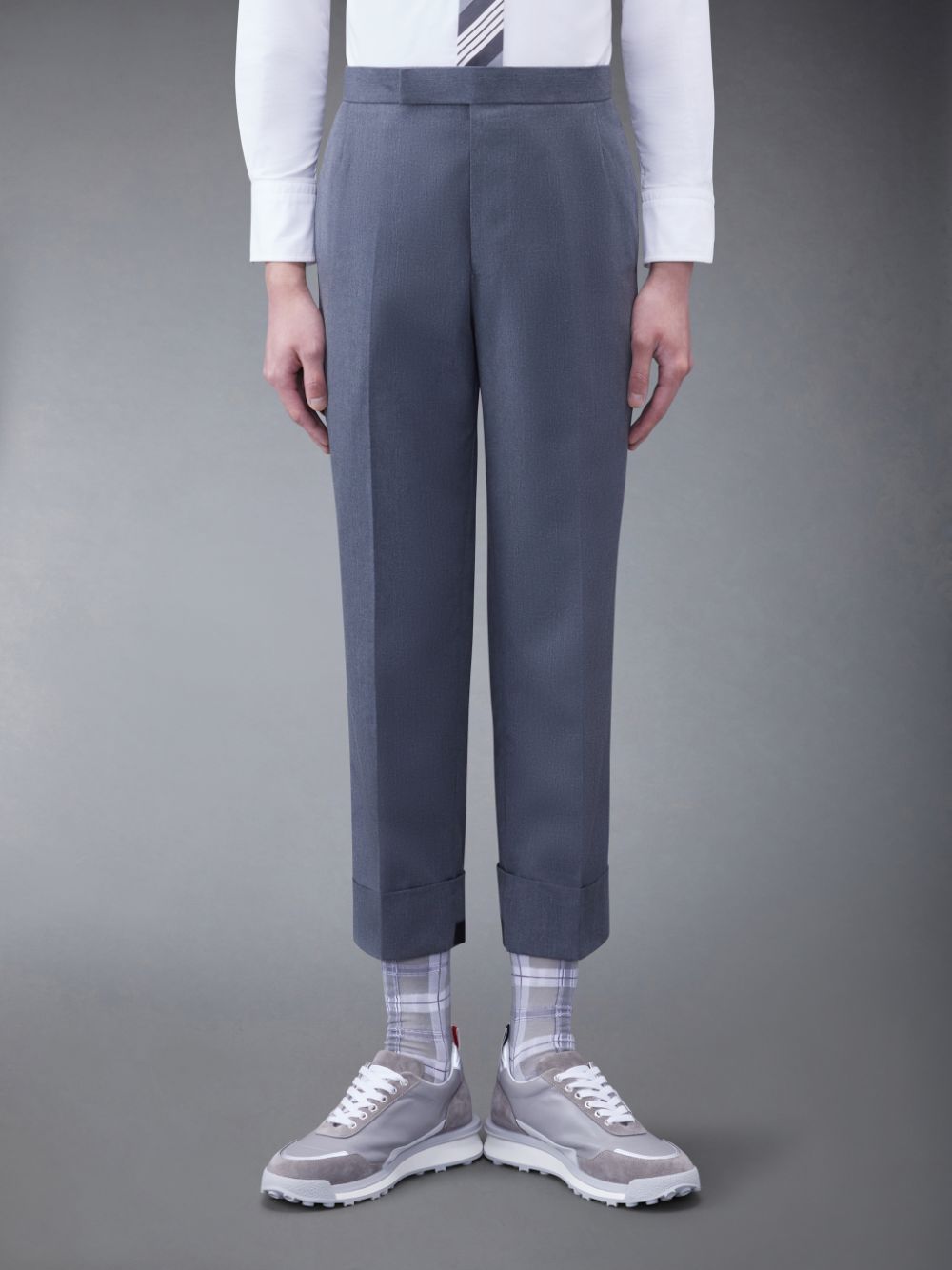 Thom Browne Typewriter Cloth Classic Hose Herren Grau | NON40P51829
