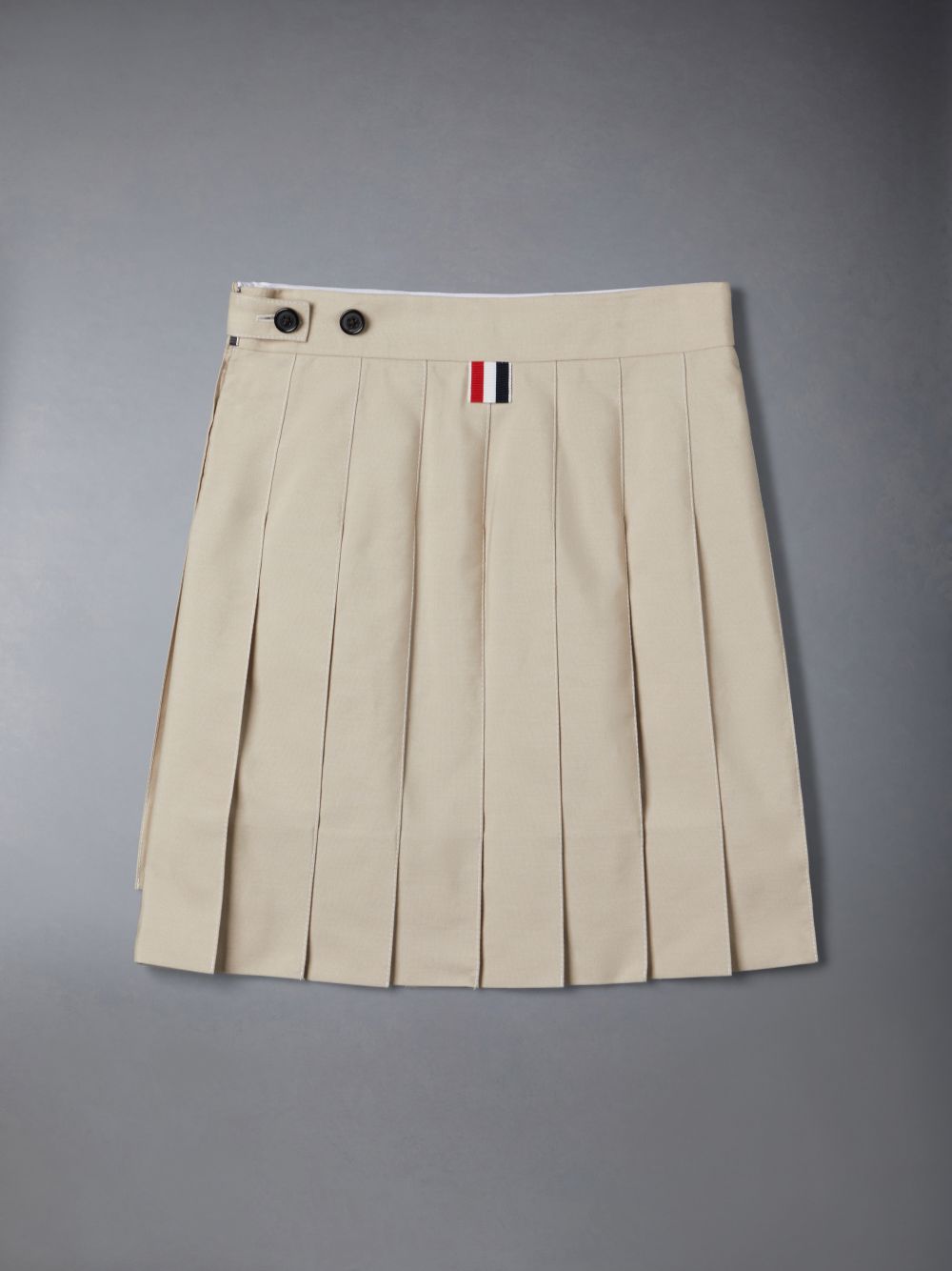 Thom Browne Typewriter Pleated Mini Röcke Mädchen Braun | XQN02Q44711