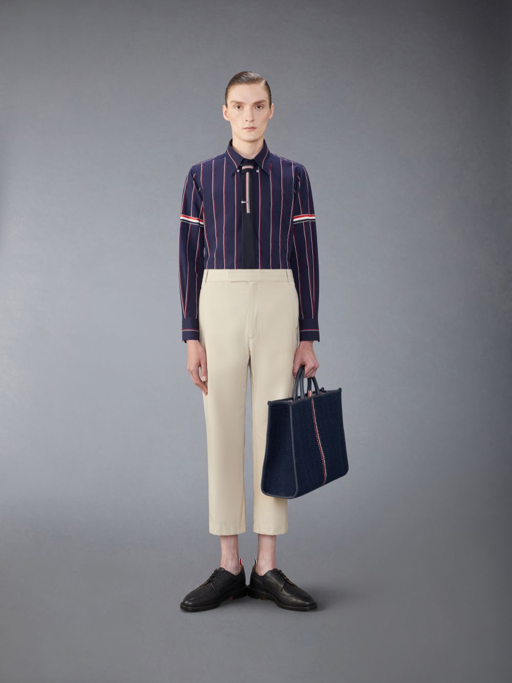 Thom Browne Typewriter Straight Leg Hose Herren Beige | VKJ01X27310