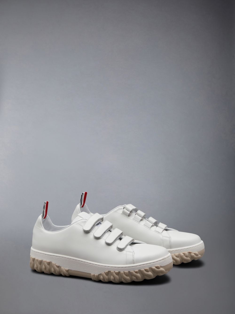 Thom Browne Vitello Calf Court Sneakers Herren Weiß | YEW15W60099