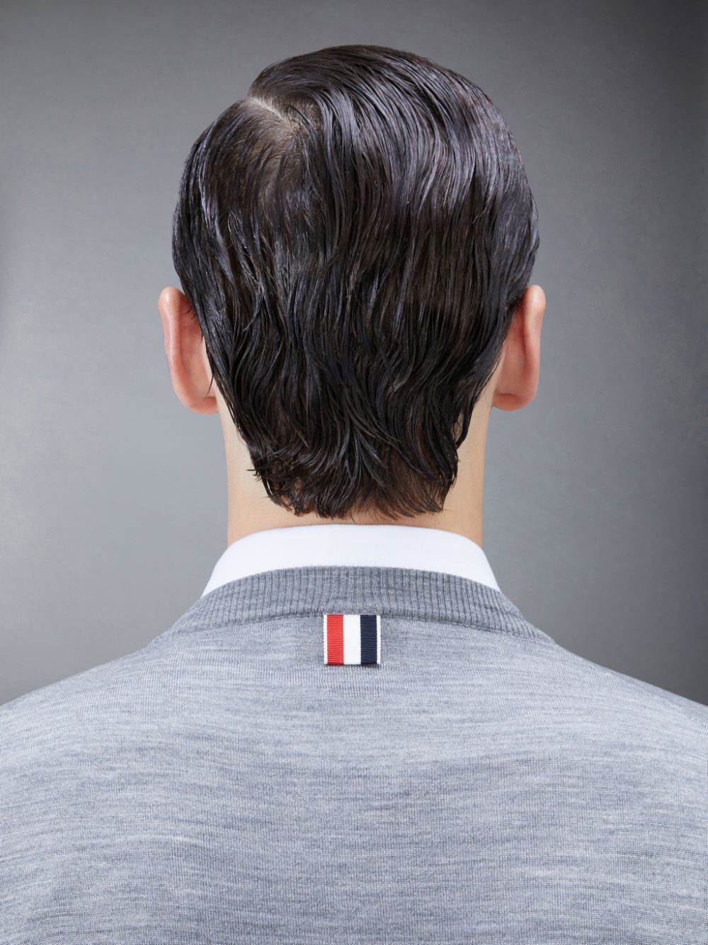 Thom Browne Wool 4-Bar Pullover Herren Grau | RZK59L68312