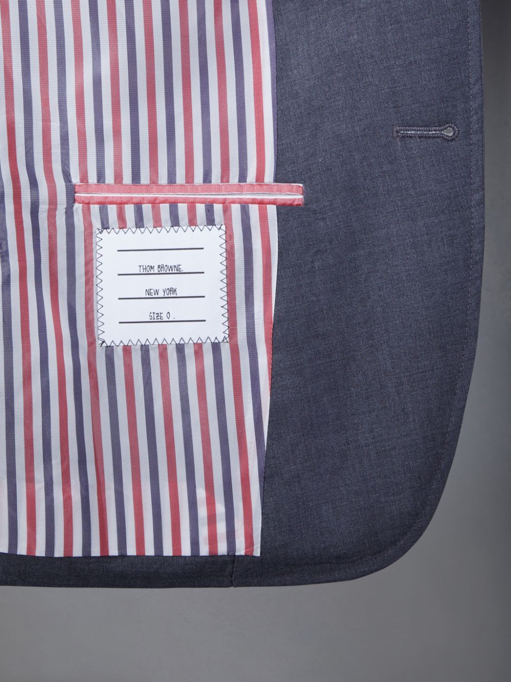 Thom Browne Wool 4-Bar Sack Sport Mäntel Herren Grau | XMN12I57867