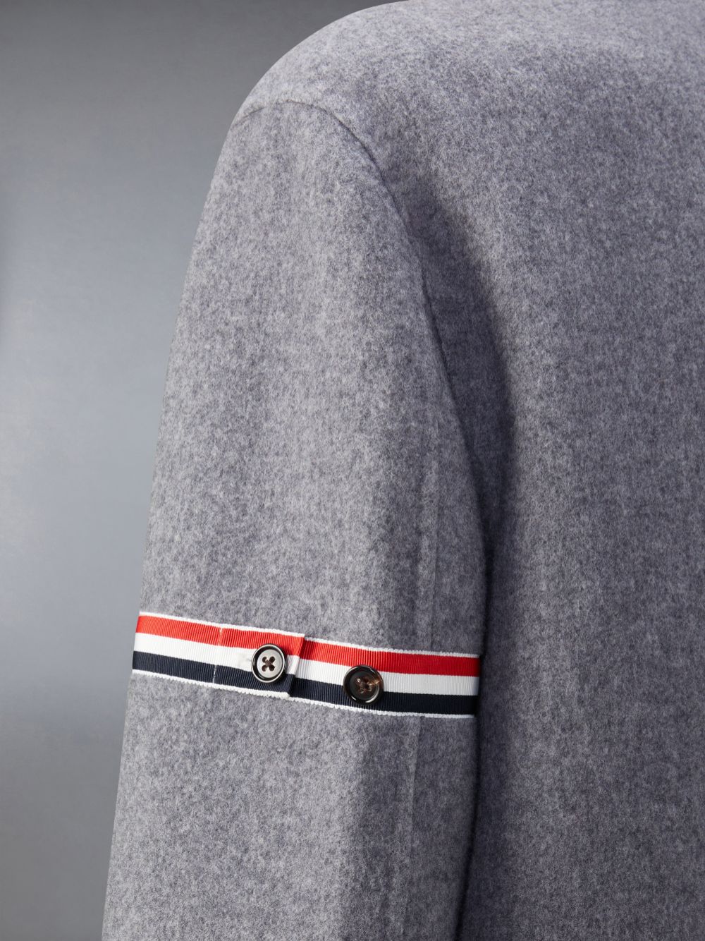 Thom Browne Wool Cashmere Armband Bell Sleeve Jacken Damen Grau | HGW90L63487