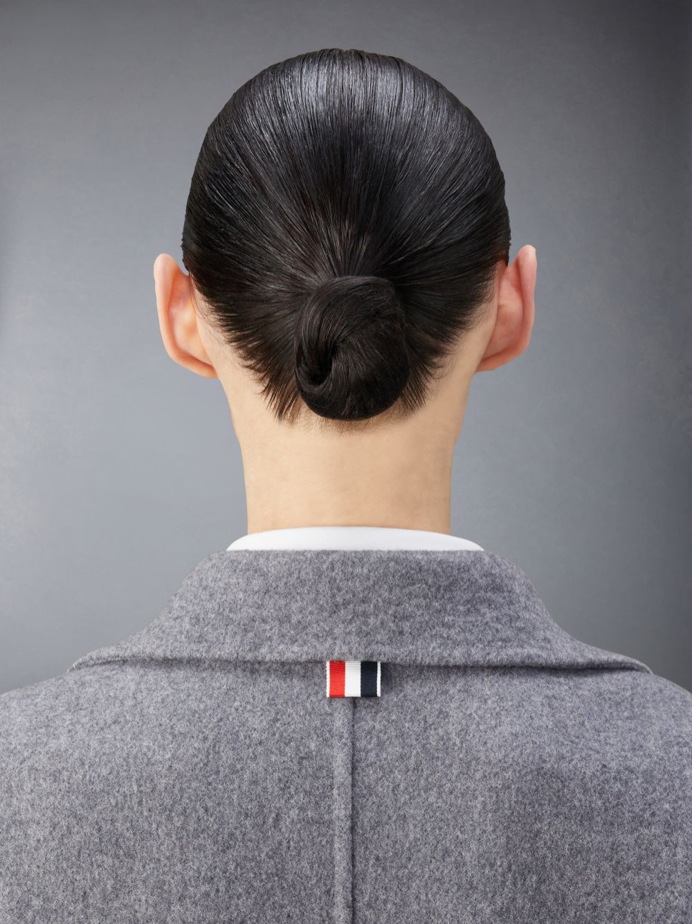 Thom Browne Wool Cashmere Armband Bell Sleeve Jacken Damen Grau | HGW90L63487