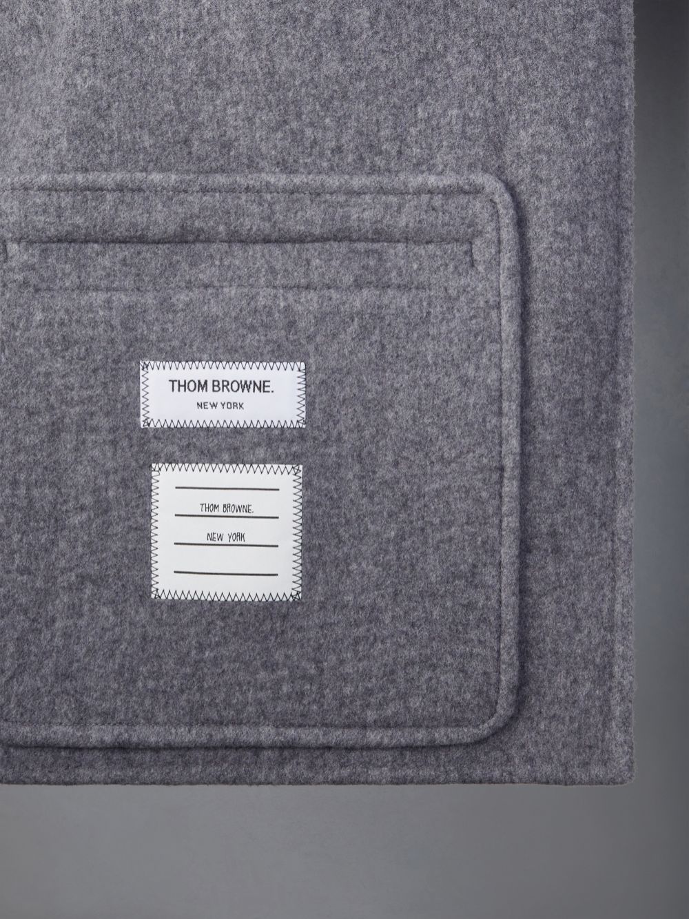Thom Browne Wool Cashmere Armband Bell Sleeve Jacken Damen Grau | HGW90L63487