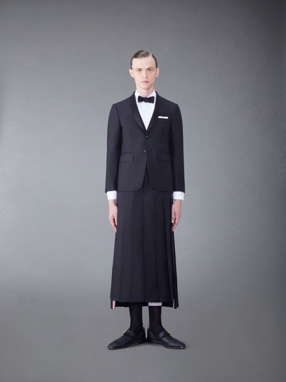 Thom Browne Wool Classic Sport Mäntel Herren Schwarz | BYL04Y31920