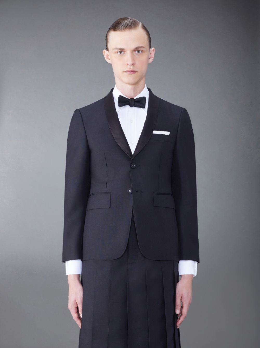 Thom Browne Wool Classic Sport Mäntel Herren Schwarz | BYL04Y31920