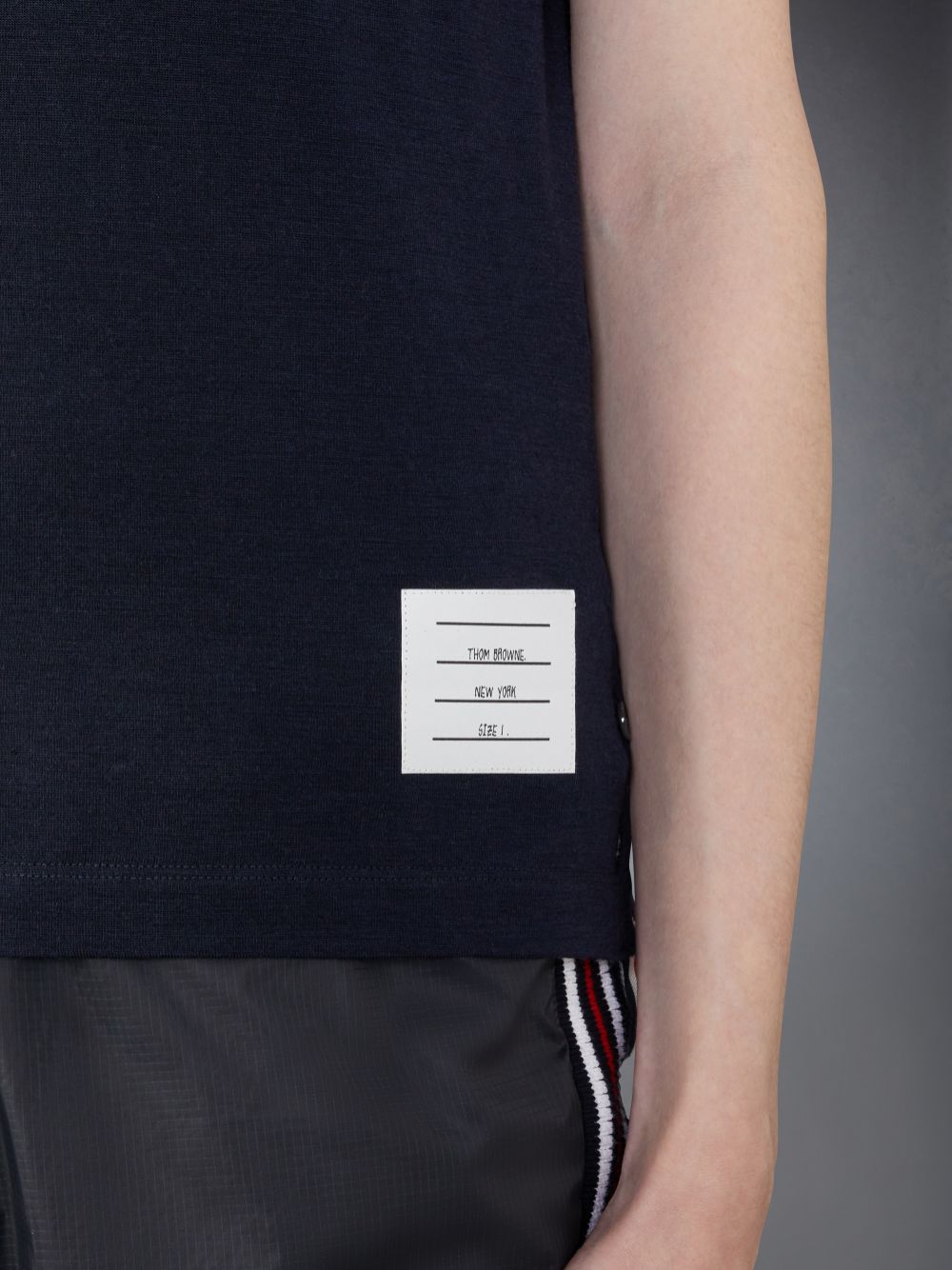 Thom Browne Wool Jersey Ringer T-shirts Herren Blau | PRK11M52977