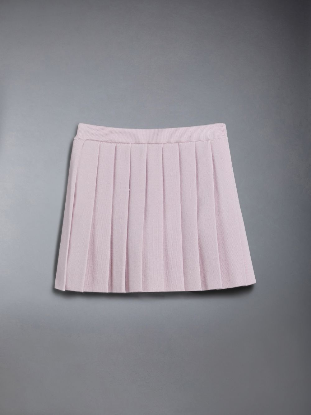 Thom Browne Wool Knit Pleated Röcke Mädchen Rosa | MZQ45R15149
