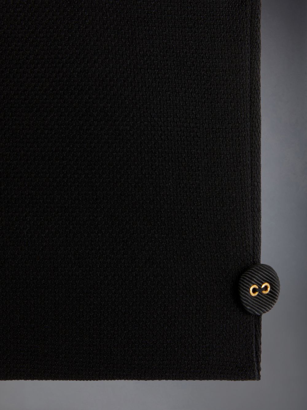 Thom Browne Wool Pique Suiting Tuxedo Bermuda Kurze Hose Mädchen Schwarz | EBE48Y28269