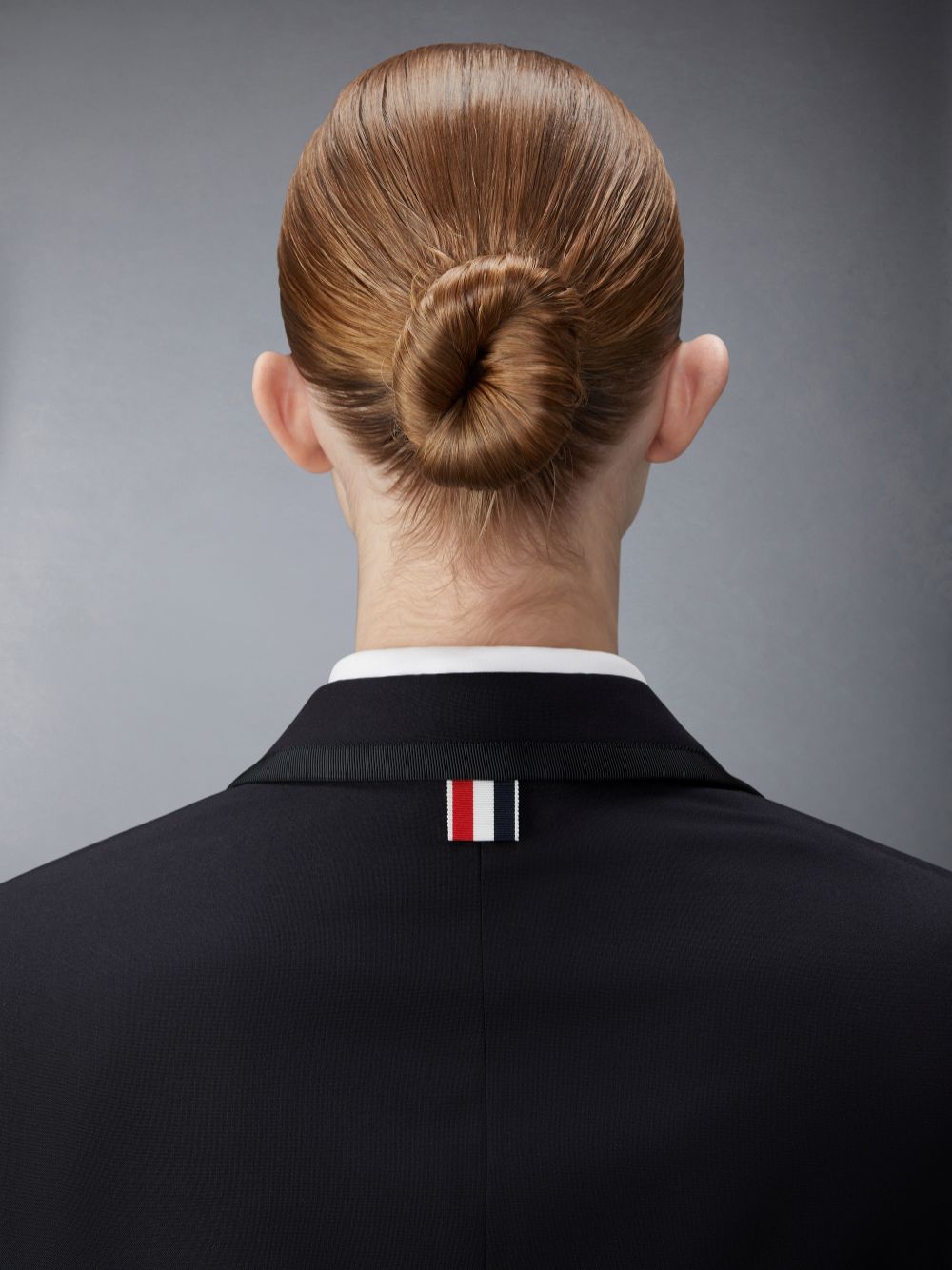 Thom Browne Wool Plain Weave Suiting Grosgrain Tipped Engineered 4-Bar Classic Jacken Damen Schwarz | ZWL95B54056